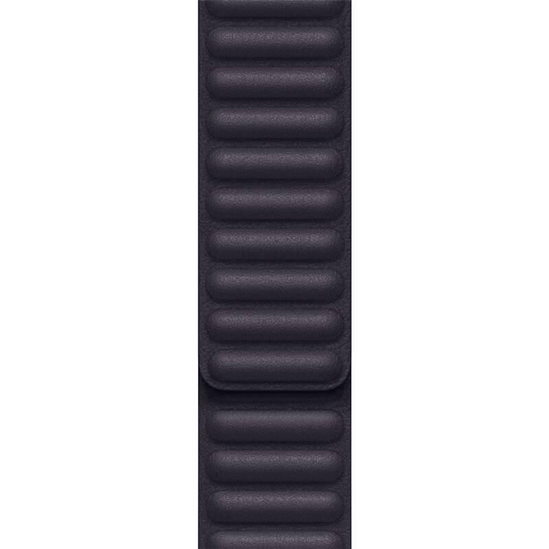 Řemínek Apple 41mm inkoustově fialový kožený tah - M L