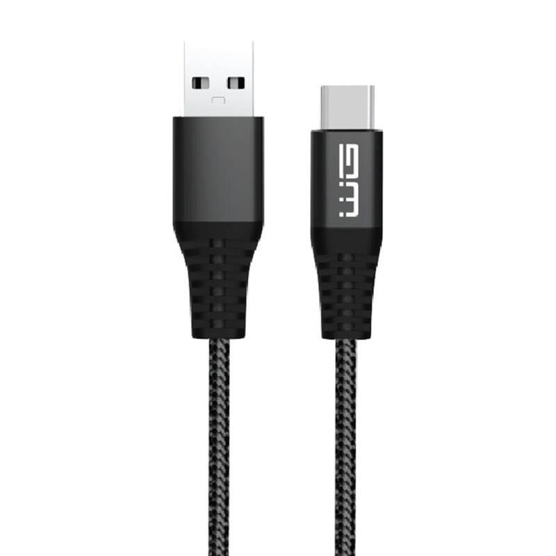 Kabel WG USB USB-C, 60W, 2m černý, Kabel, WG, USB, USB-C, 60W, 2m, černý