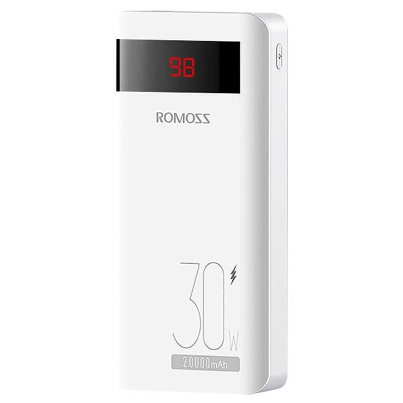 Powerbank Romoss Sense 6PS Pro 20 000mAh 30W bílá