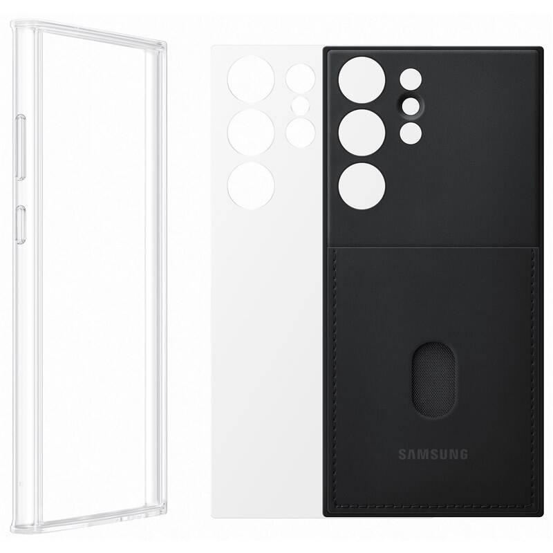 Kryt na mobil Samsung Frame na Galaxy S23 Ultra černý