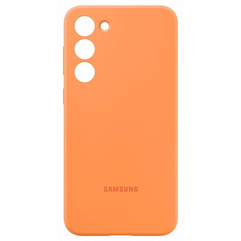 Kryt na mobil Samsung Silicone na Galaxy S23 oranžový, Kryt, na, mobil, Samsung, Silicone, na, Galaxy, S23, oranžový