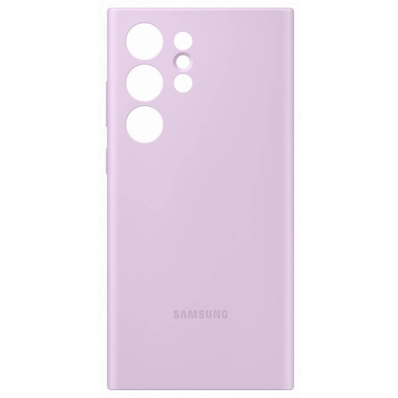 Kryt na mobil Samsung Silicone na Galaxy S23 Ultra fialový