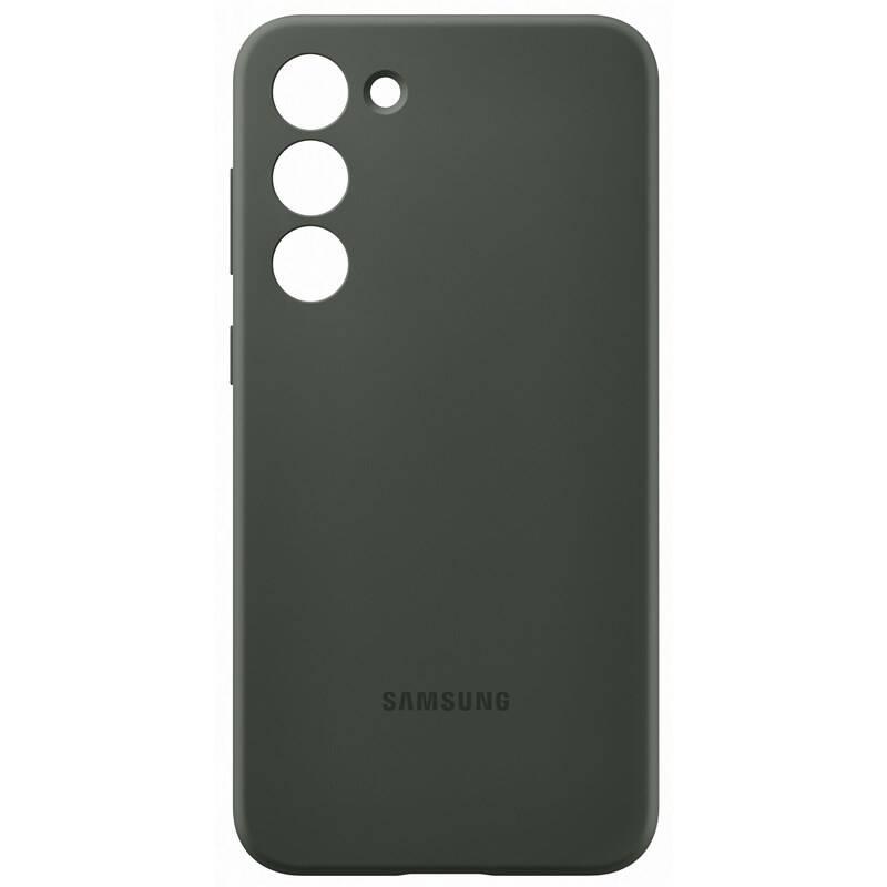 Kryt na mobil Samsung Silicone na Galaxy S23 zelený