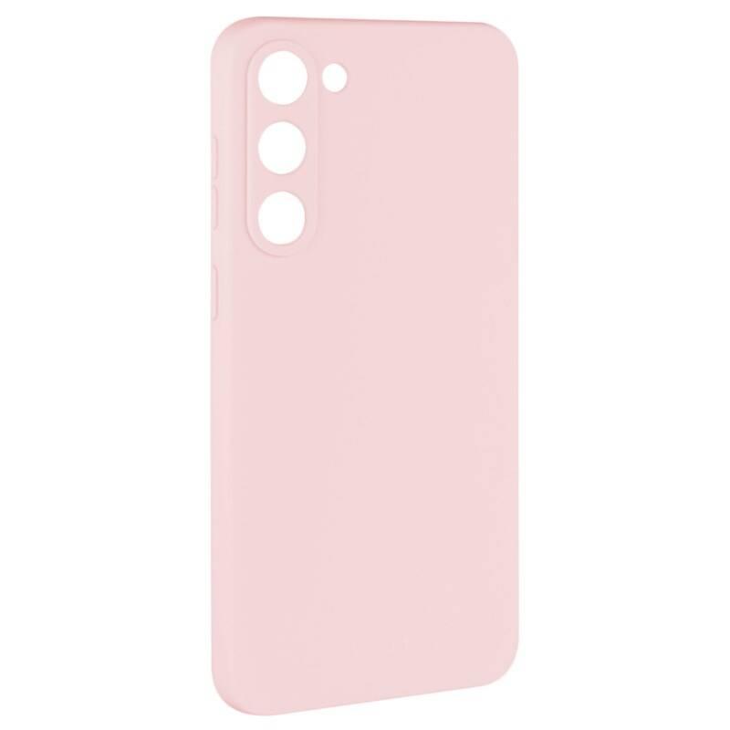 Kryt na mobil FIXED na Samsung Galaxy S23 růžový