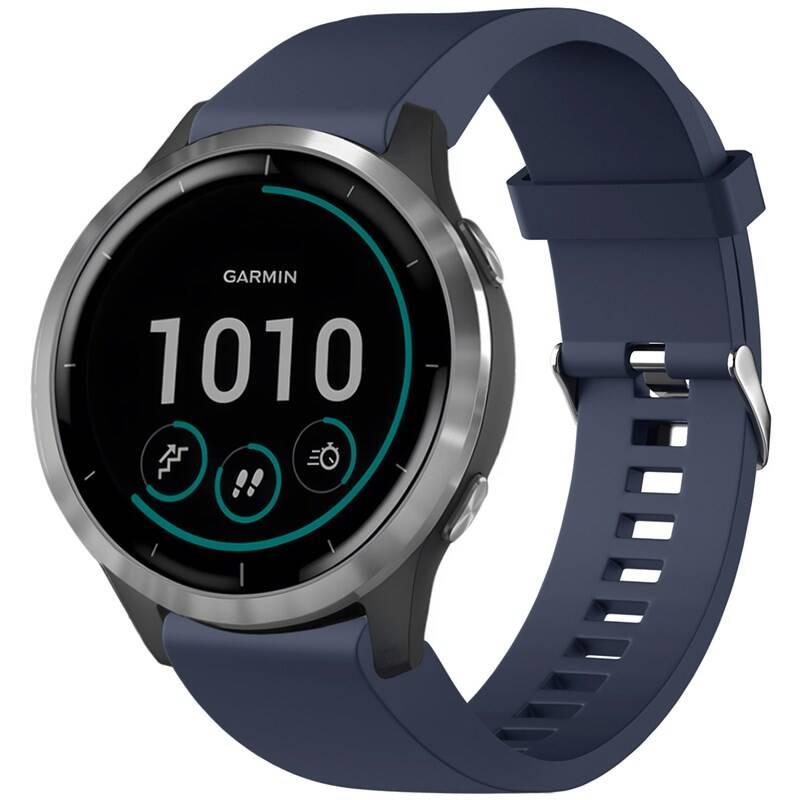 Řemínek FIXED Silicone Strap na Garmin QuickFit 20 mm modrý, Řemínek, FIXED, Silicone, Strap, na, Garmin, QuickFit, 20, mm, modrý