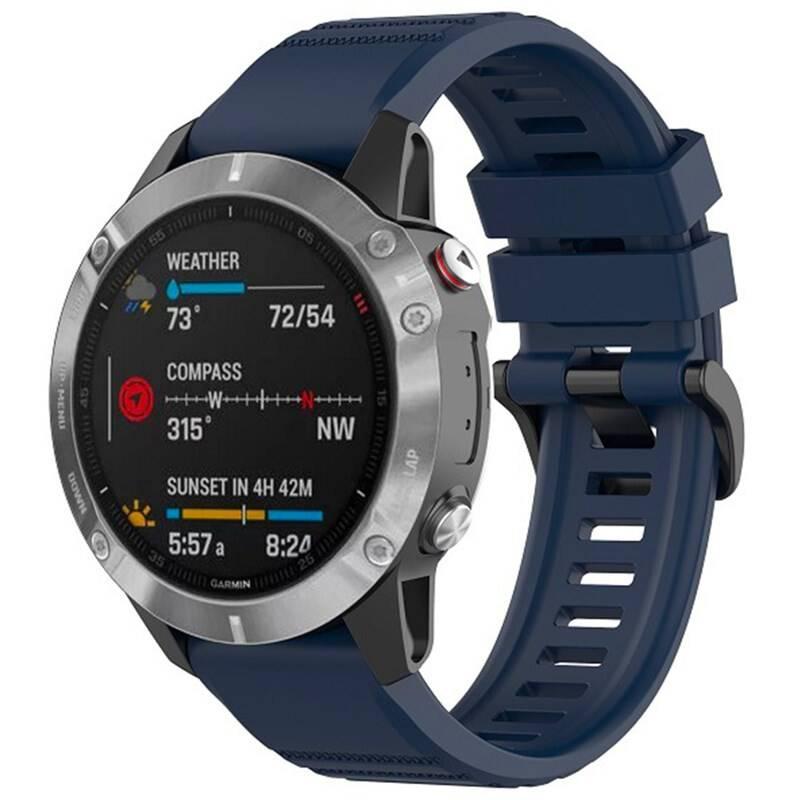 Řemínek FIXED Silicone Strap na Garmin QuickFit 22 mm modrý, Řemínek, FIXED, Silicone, Strap, na, Garmin, QuickFit, 22, mm, modrý