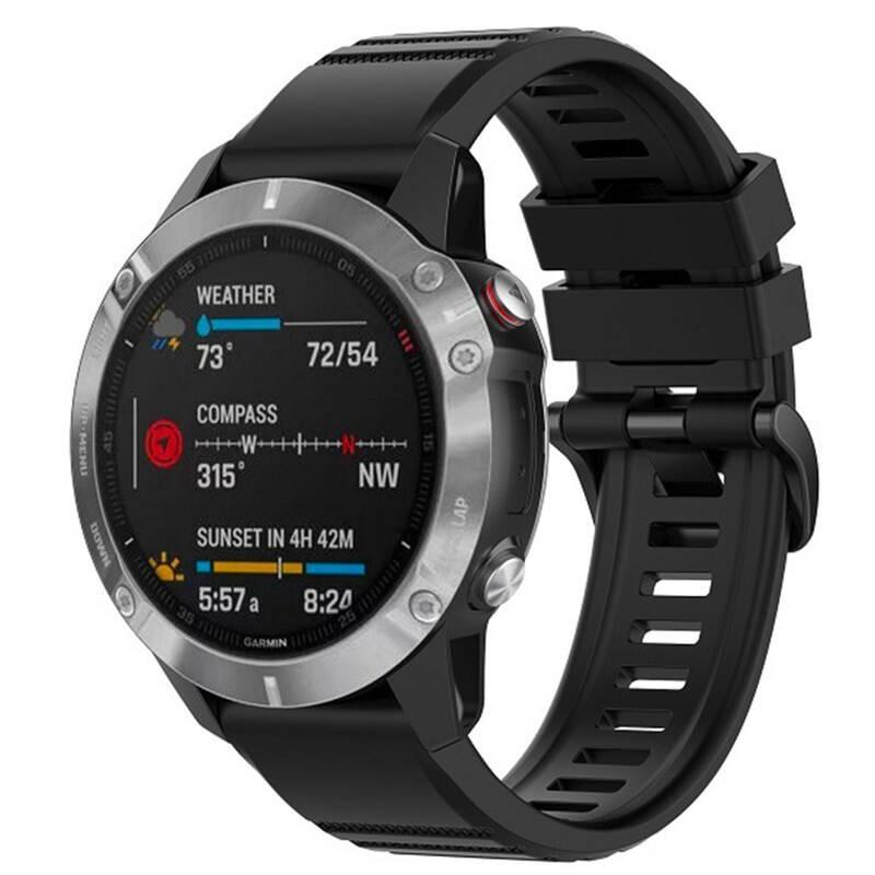 Řemínek FIXED Silicone Strap na Garmin QuickFit 26 mm černý, Řemínek, FIXED, Silicone, Strap, na, Garmin, QuickFit, 26, mm, černý