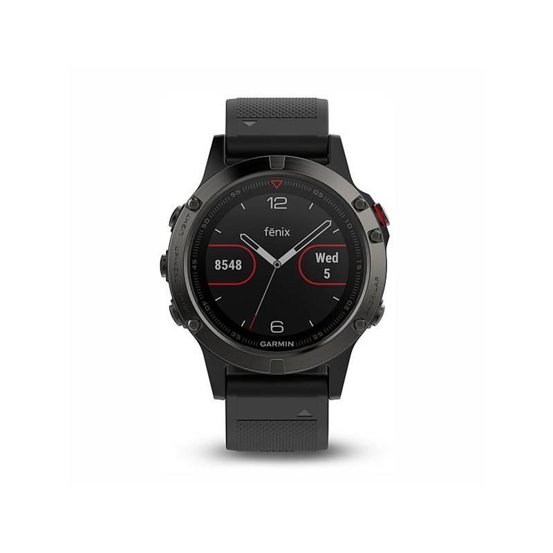 GPS hodinky Garmin Fenix 5 černé šedé, GPS, hodinky, Garmin, Fenix, 5, černé, šedé