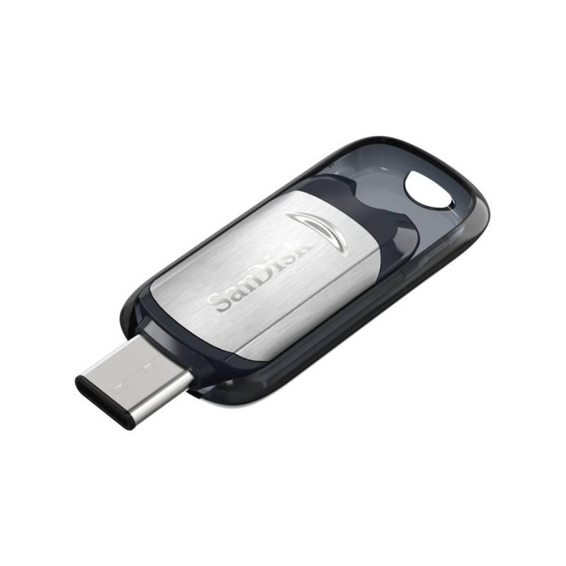 USB Flash Sandisk Ultra 128GB černý stříbrný, USB, Flash, Sandisk, Ultra, 128GB, černý, stříbrný