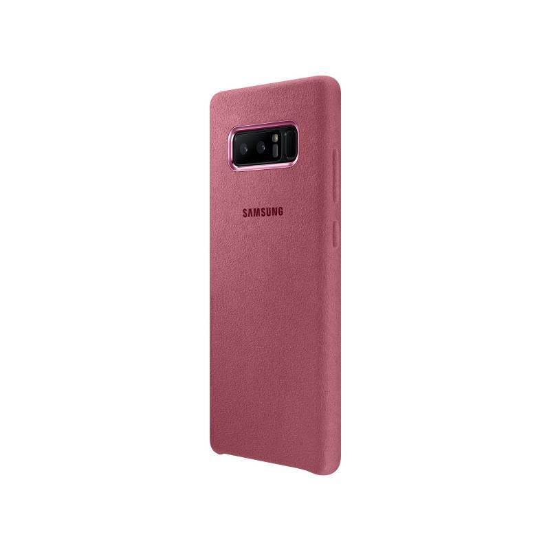 Kryt na mobil Samsung Alcantara pro Galaxy Note 8 růžový