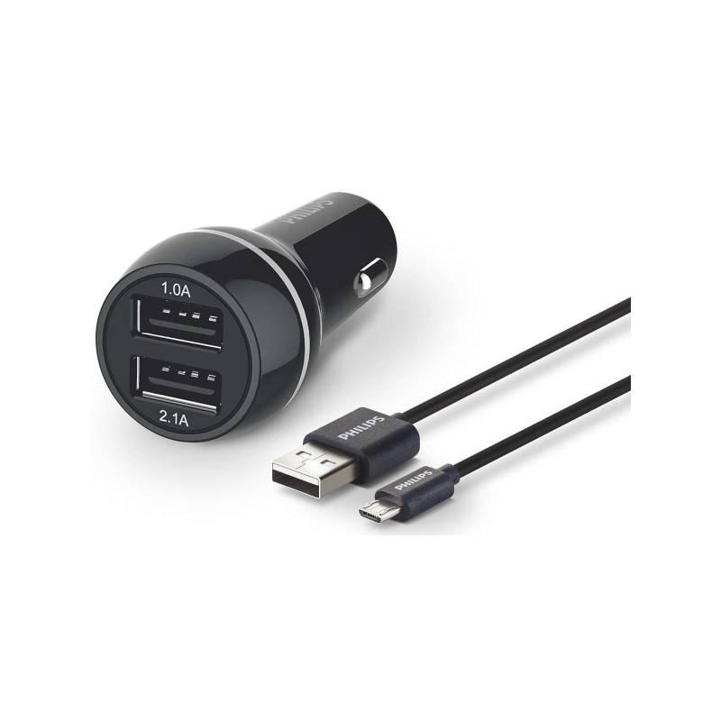 Adaptér do auta Philips DLP2357U, 2x