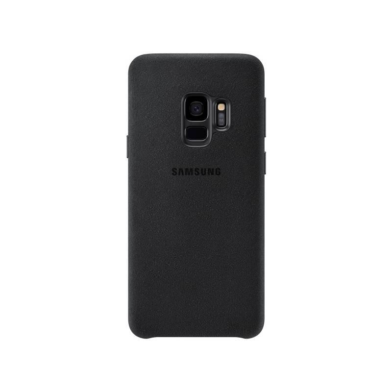 Kryt na mobil Samsung Alcantara pro Galaxy S9 černý