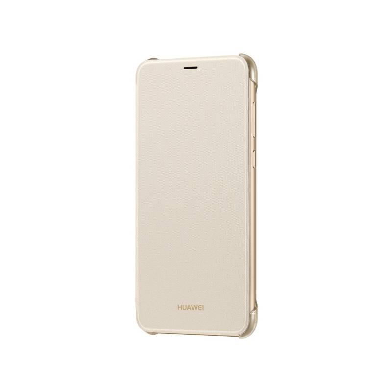 Pouzdro na mobil flipové Huawei Original Folio pro P Smart zlaté
