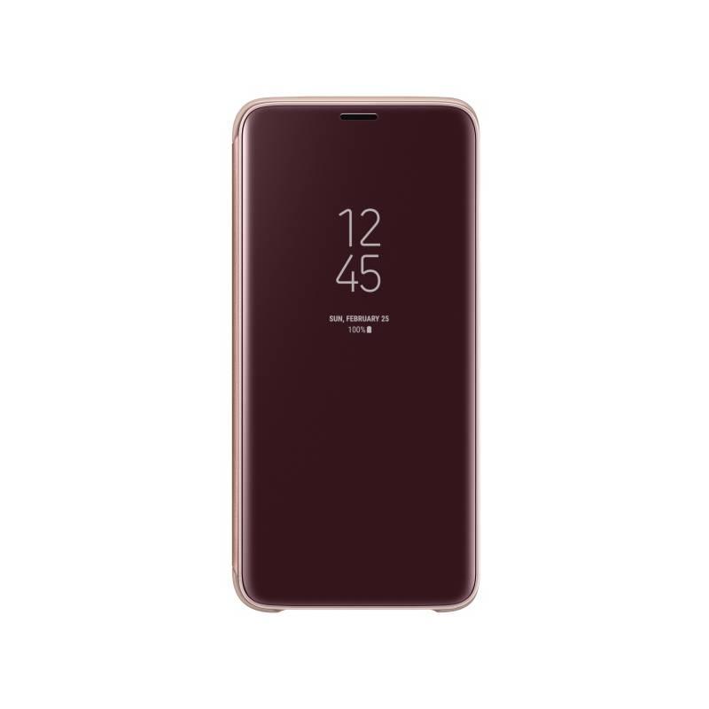 Pouzdro na mobil flipové Samsung Clear View pro Galaxy S9 zlaté, Pouzdro, na, mobil, flipové, Samsung, Clear, View, pro, Galaxy, S9, zlaté