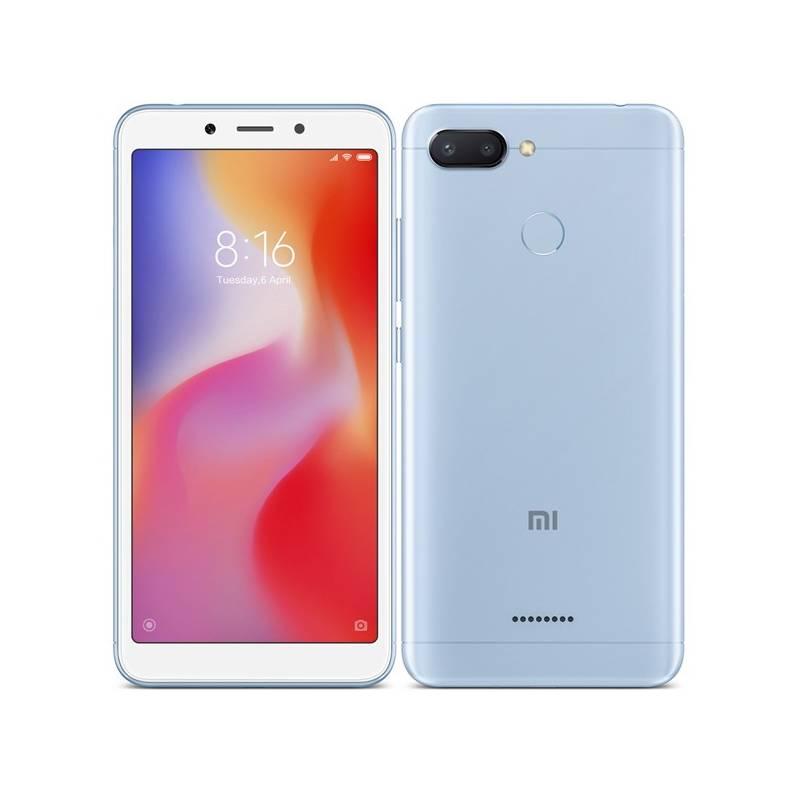 Mobilní telefon Xiaomi Redmi 6 Dual SIM 3GB 32GB modrý, Mobilní, telefon, Xiaomi, Redmi, 6, Dual, SIM, 3GB, 32GB, modrý