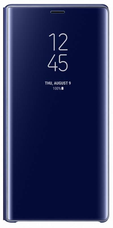 Pouzdro na mobil flipové Samsung Clear View pro Galaxy Note 9 modré