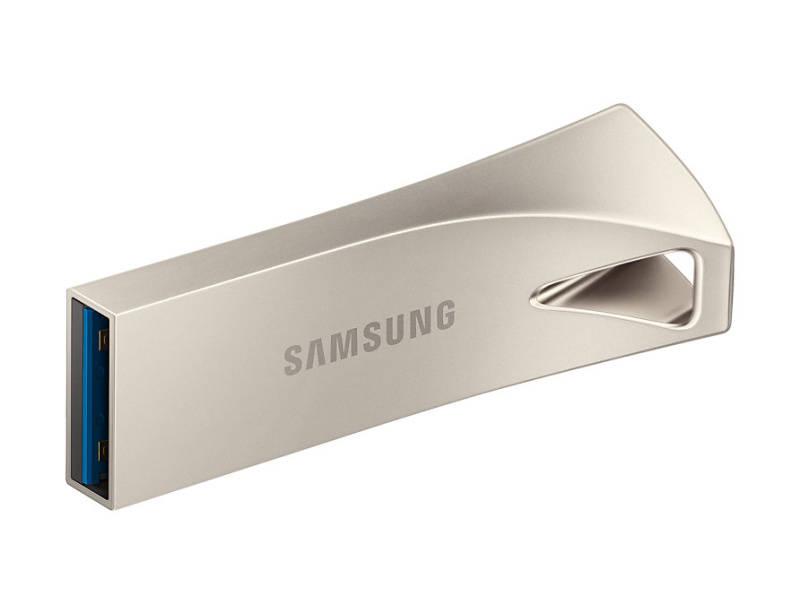 USB Flash Samsung Bar Plus 128GB stříbrný, USB, Flash, Samsung, Bar, Plus, 128GB, stříbrný