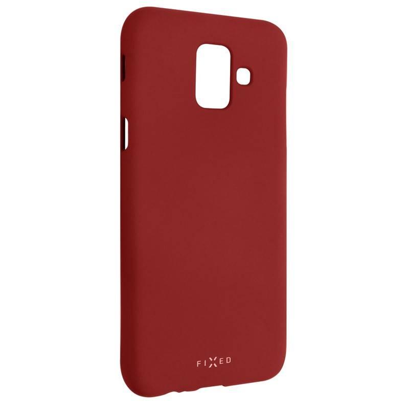 Kryt na mobil FIXED Story pro Samsung Galaxy A6 červený