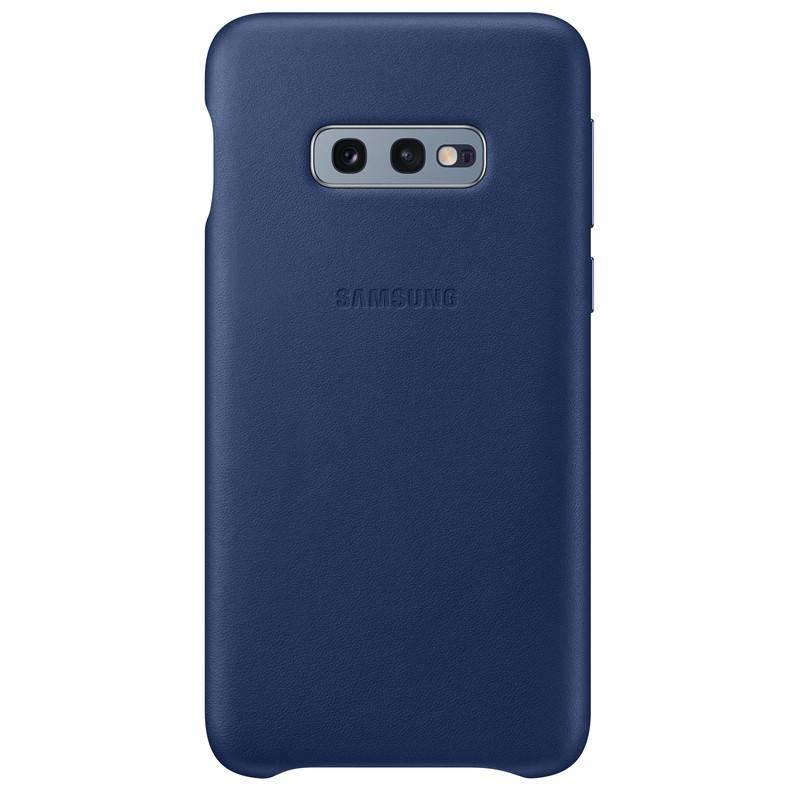 Kryt na mobil Samsung Leather Cover pro Galaxy S10e - navy