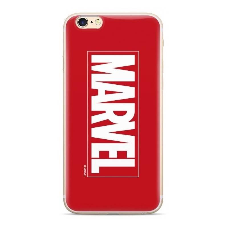 Kryt na mobil Marvel pro Apple iPhone X červený