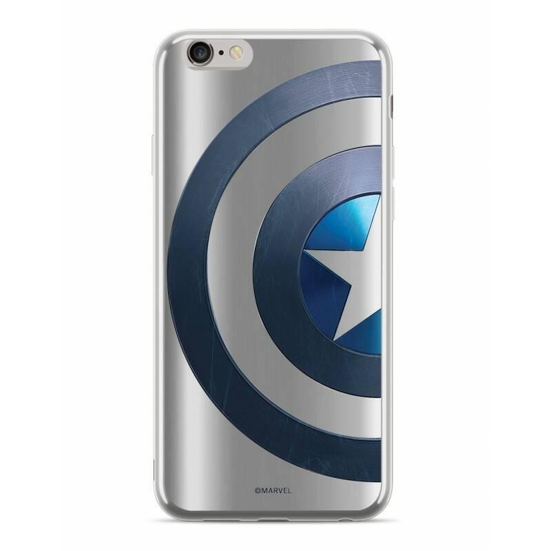 Kryt na mobil Marvel Captain America pro Huawei Nova 3i stříbrný