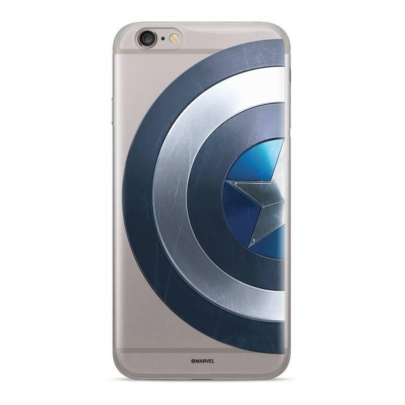 Kryt na mobil Marvel Captain America pro Samsung Galaxy S10 průhledný