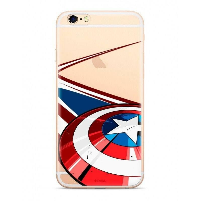 Kryt na mobil Marvel Captain America pro Samsung Galaxy S10 průhledný, Kryt, na, mobil, Marvel, Captain, America, pro, Samsung, Galaxy, S10, průhledný