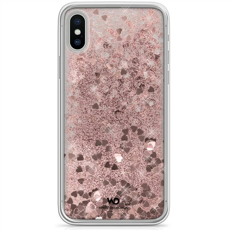 Kryt na mobil White Diamonds Sparkle Case pro Apple iPhone 6 6s 7 8 růžový zlatý