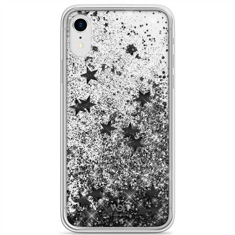 Kryt na mobil White Diamonds Sparkle pro Apple iPhone XR černý