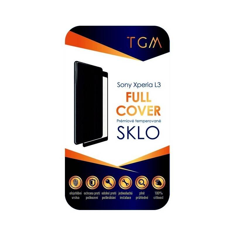 Ochranné sklo TGM Full Cover pro Sony Xperia L3 černé, Ochranné, sklo, TGM, Full, Cover, pro, Sony, Xperia, L3, černé