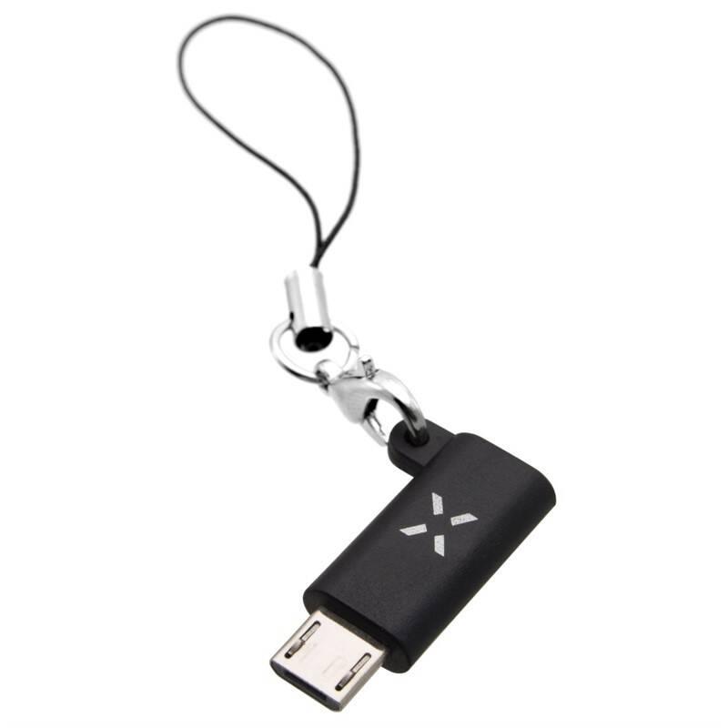 Redukce FIXED Link USB-C micro USB černá, Redukce, FIXED, Link, USB-C, micro, USB, černá