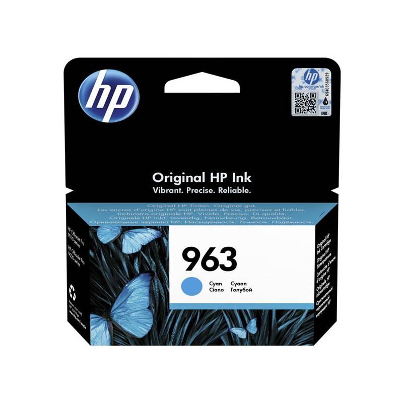 Inkoustová náplň HP 963, 700 stran modrá, Inkoustová, náplň, HP, 963, 700, stran, modrá