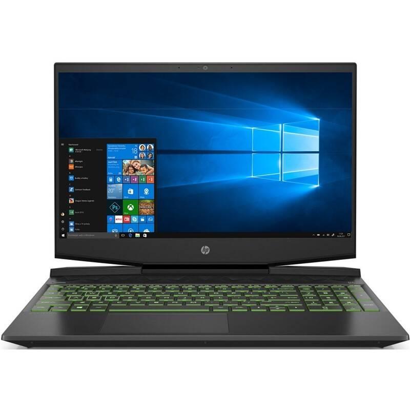 Notebook HP Pavilion Gaming 15-dk0028nc černý zelený
