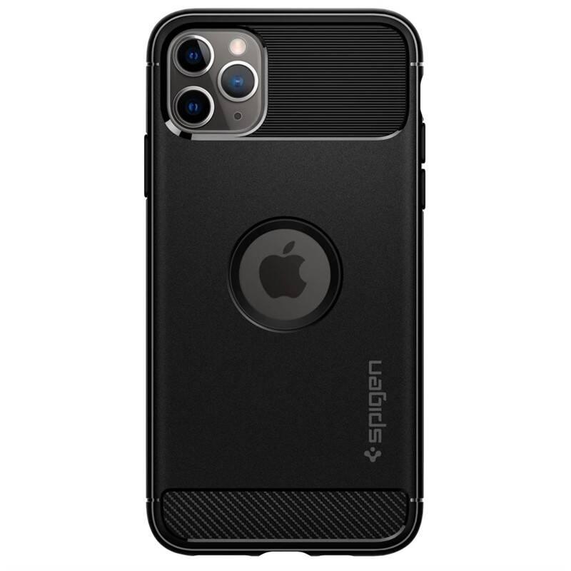 Kryt na mobil Spigen Rugged Armor pro Apple iPhone 11 Pro černý