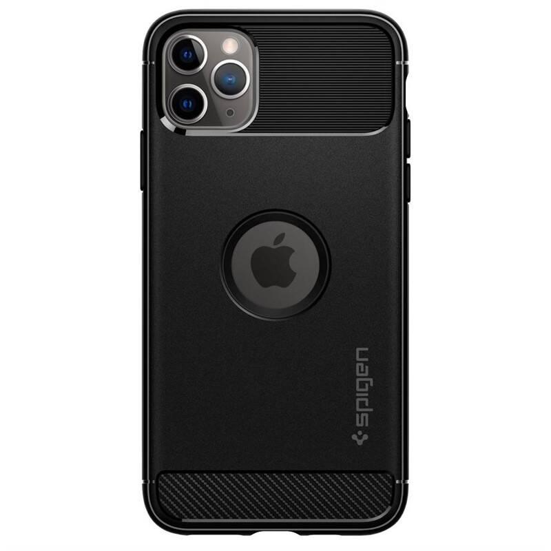 Kryt na mobil Spigen Rugged Armor pro Apple iPhone 11 Pro Max černý