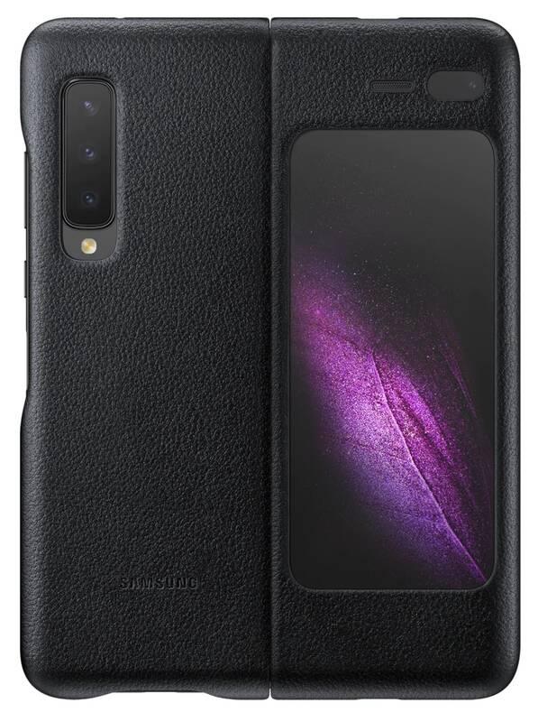 Kryt na mobil Samsung Leather Cover pro Galaxy Fold černý, Kryt, na, mobil, Samsung, Leather, Cover, pro, Galaxy, Fold, černý