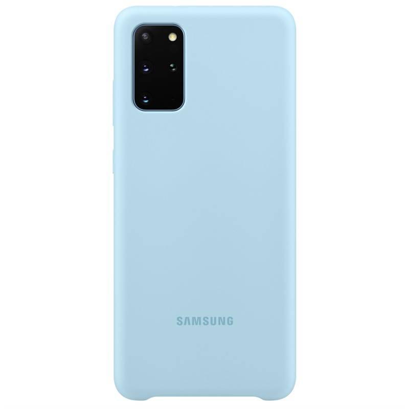 Kryt na mobil Samsung Silicon Cover pro Galaxy S20 modrý