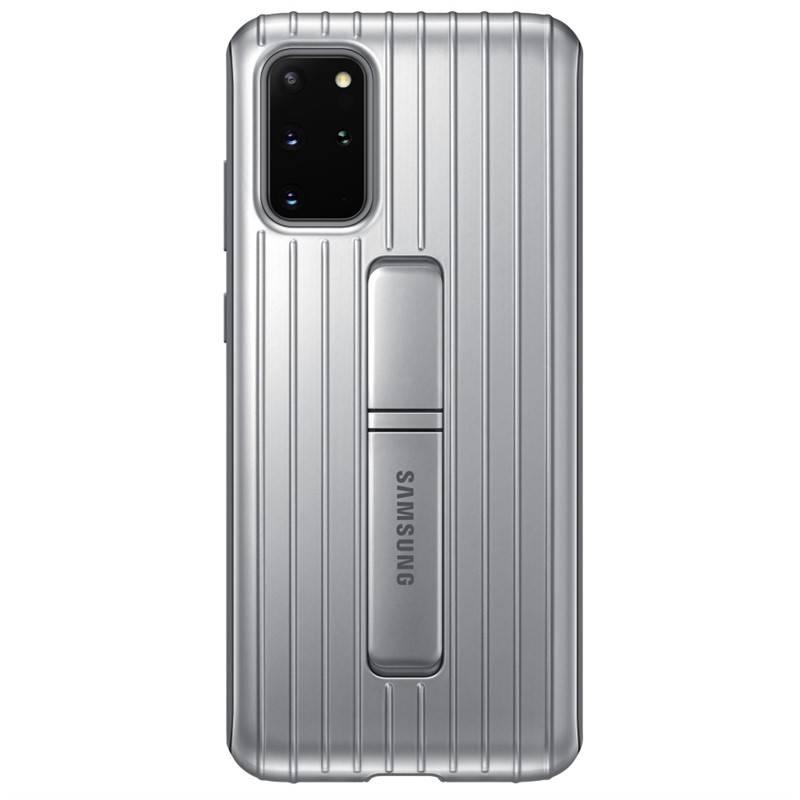 Kryt na mobil Samsung Standing Cover pro Galaxy S20 stříbrný, Kryt, na, mobil, Samsung, Standing, Cover, pro, Galaxy, S20, stříbrný