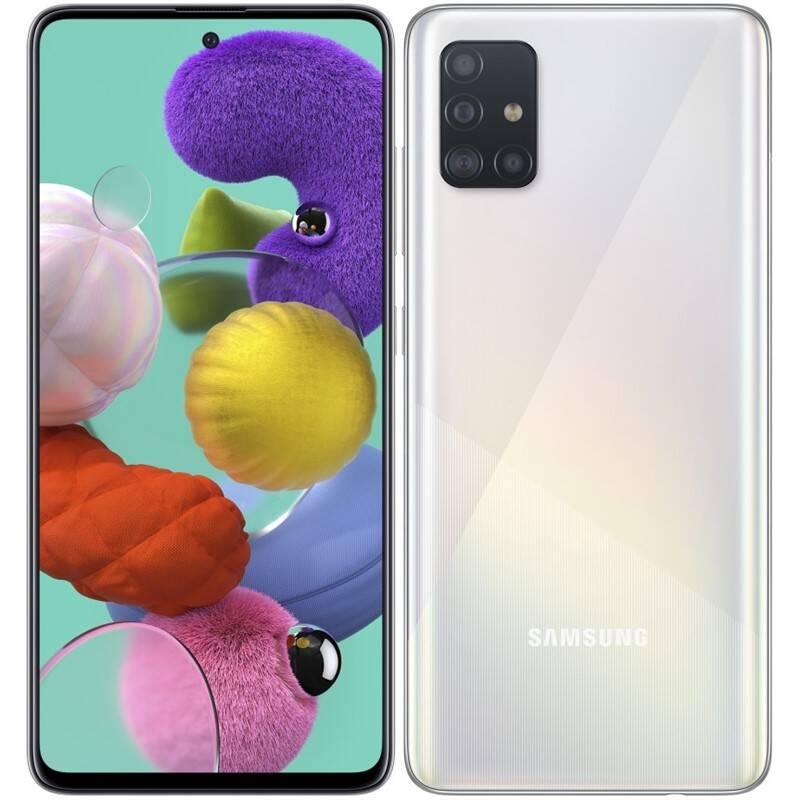 Mobilní telefon Samsung Galaxy A51 bílý, Mobilní, telefon, Samsung, Galaxy, A51, bílý