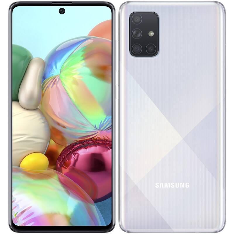 Mobilní telefon Samsung Galaxy A71 stříbrný