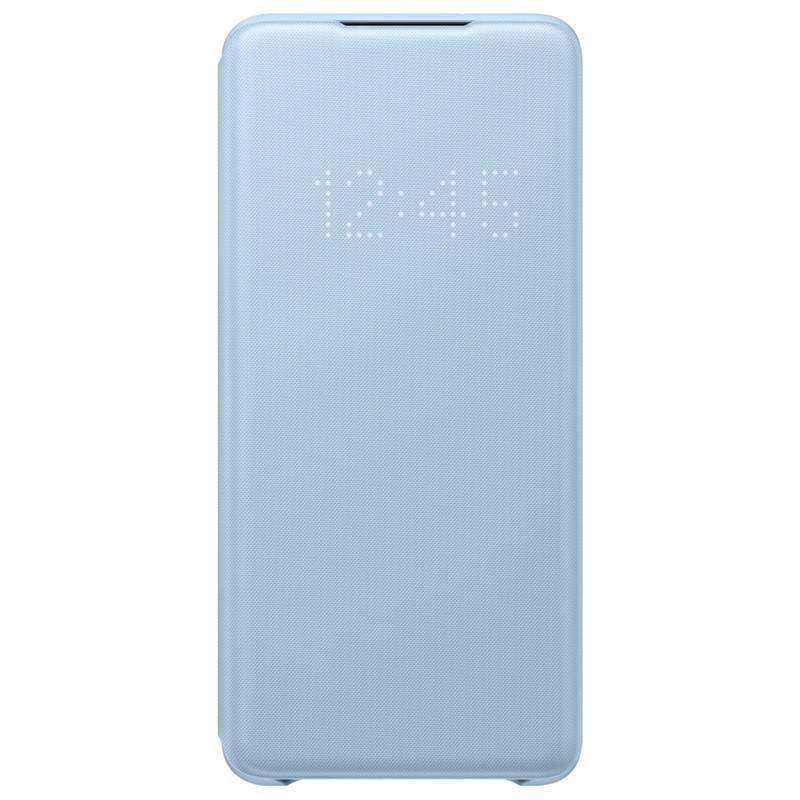Pouzdro na mobil flipové Samsung LED View pro Galaxy S20 modré