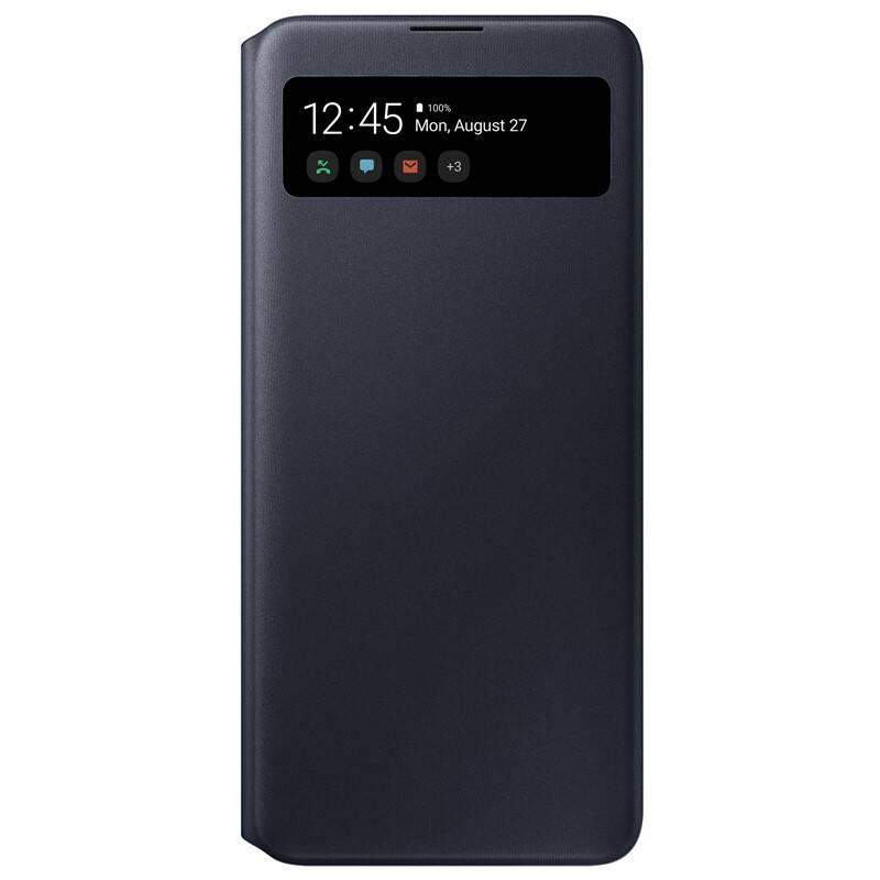 Pouzdro na mobil flipové Samsung S View Wallet Cover pro Galaxy A71 černé