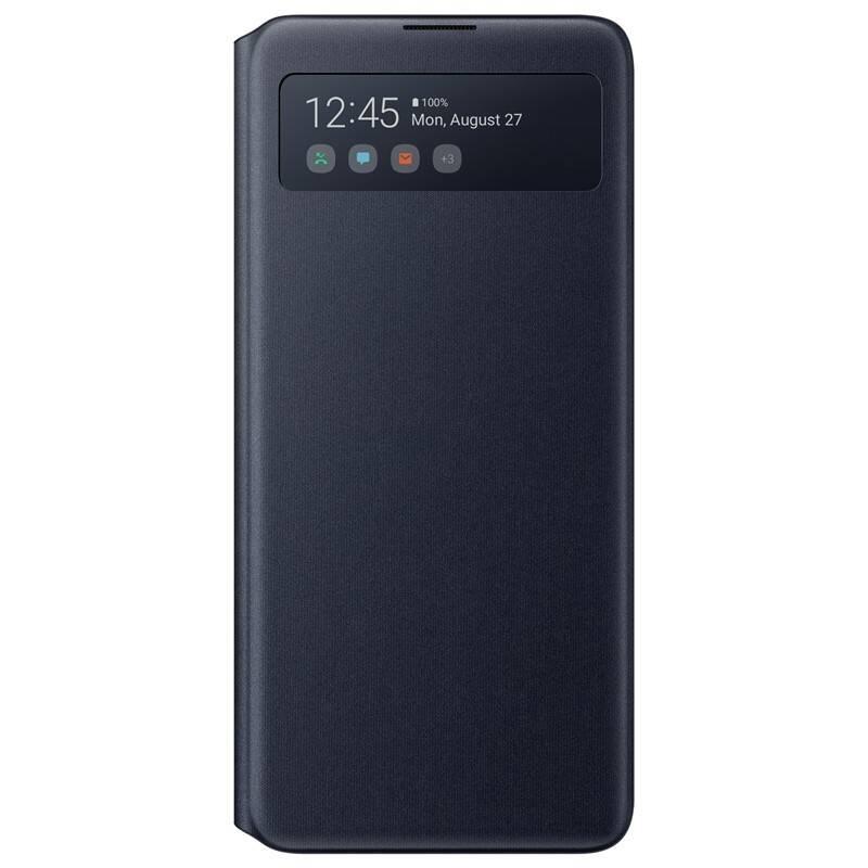 Pouzdro na mobil flipové Samsung S View Wallet Cover pro Note10 Lite černé