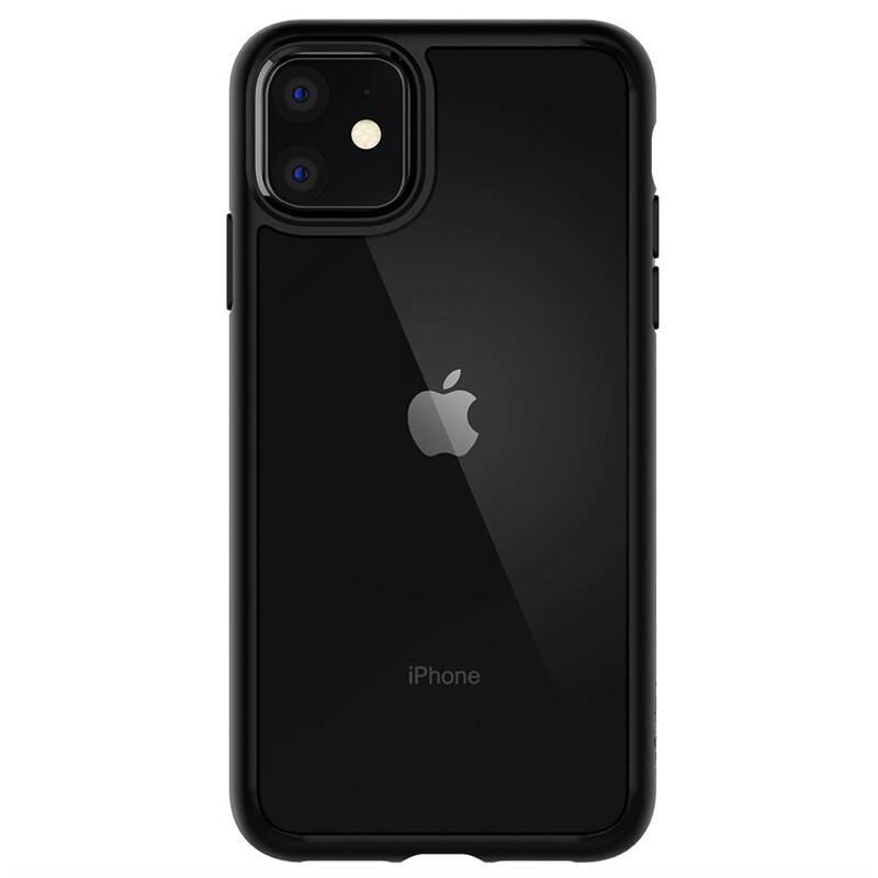 Kryt na mobil Spigen Ultra Hybrid pro Apple iPhone 11 černý průhledný, Kryt, na, mobil, Spigen, Ultra, Hybrid, pro, Apple, iPhone, 11, černý, průhledný