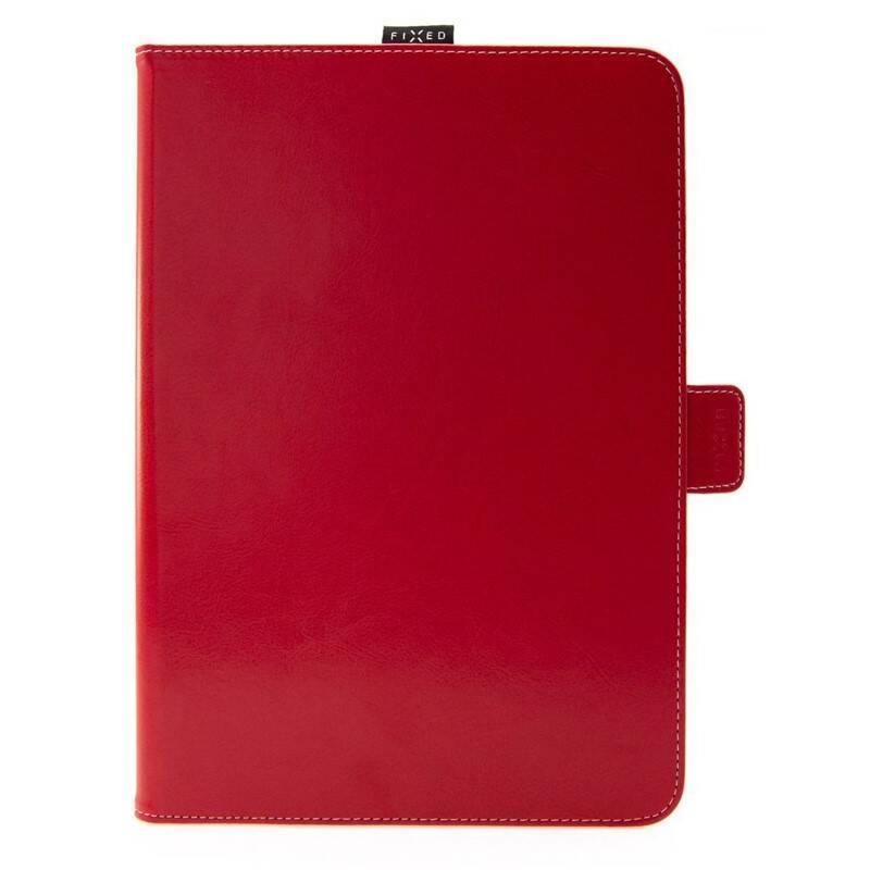 Pouzdro na tablet flipové FIXED Novel pro tablety 10,1" s kapsou pro stylus červené