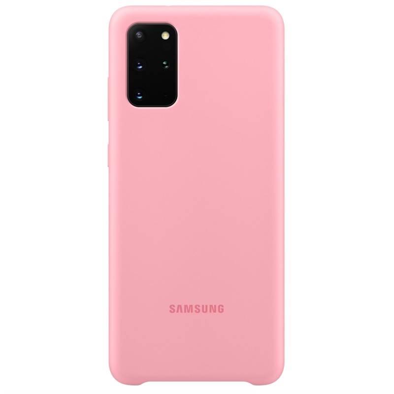 Kryt na mobil Samsung Silicon Cover pro Galaxy S20 růžový