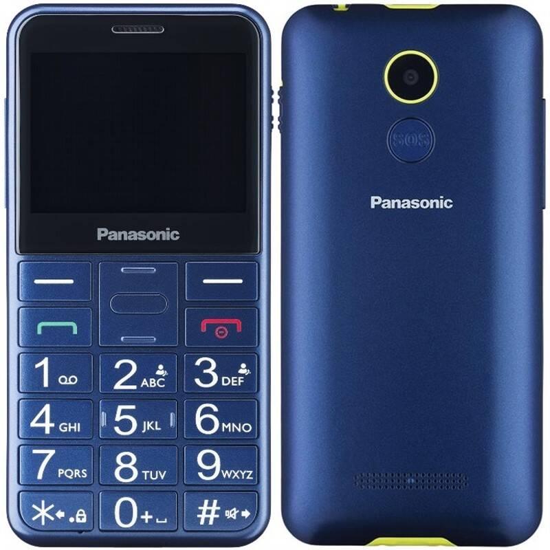 Mobilní telefon Panasonic KX-TU150EXC Dual SIM modrý, Mobilní, telefon, Panasonic, KX-TU150EXC, Dual, SIM, modrý