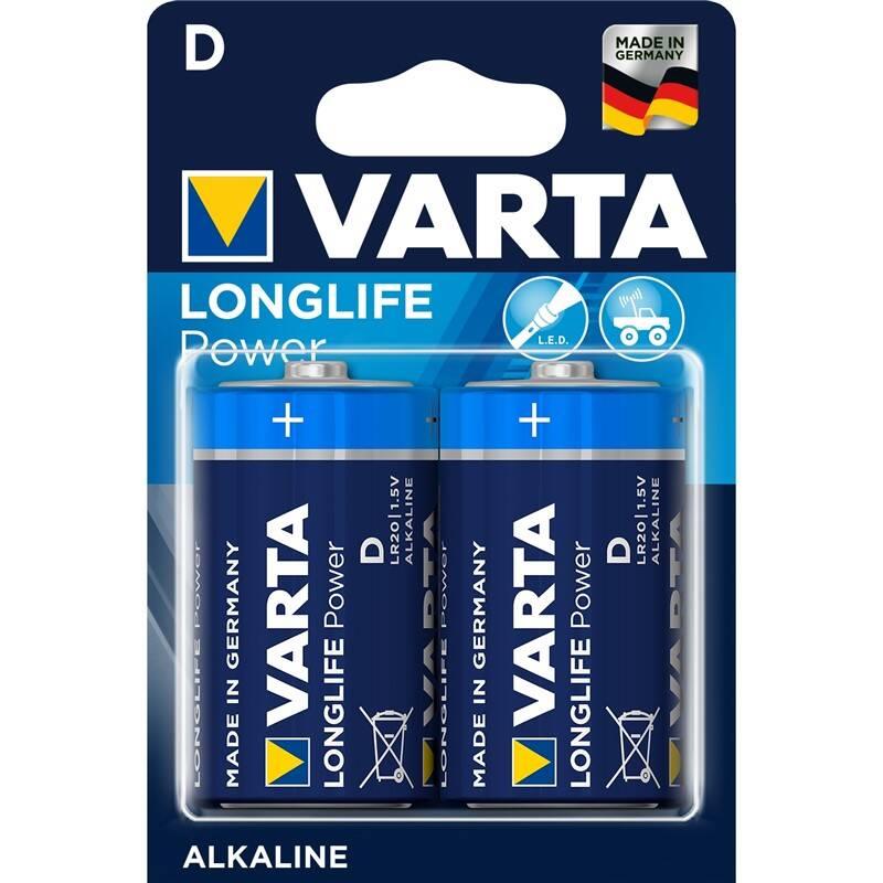 Baterie alkalická Varta Longlife Power D,