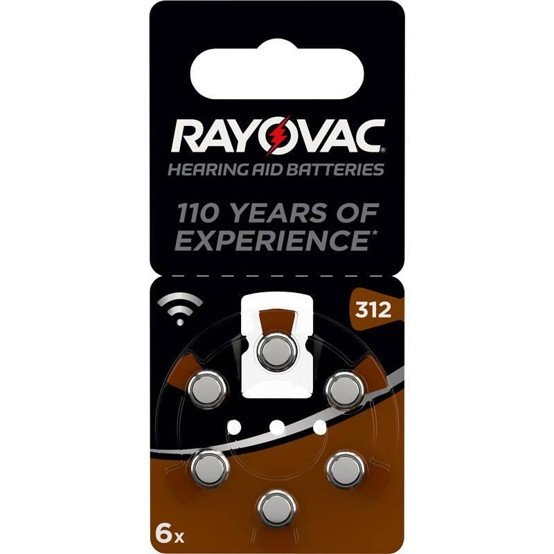 Baterie do naslouchadel Varta Rayovac 312, blistr 6ks