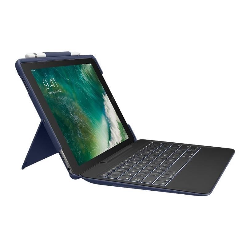 Pouzdro na tablet Logitech Slim Combo na Apple iPad Pro 10,5, UK modré, Pouzdro, na, tablet, Logitech, Slim, Combo, na, Apple, iPad, Pro, 10,5, UK, modré
